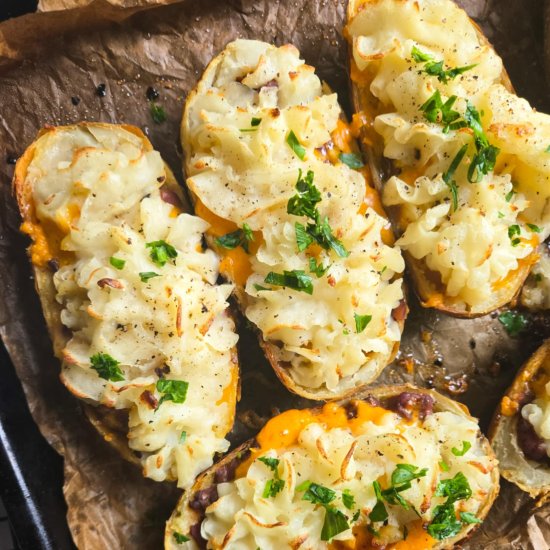 Sloppy Joe Tater Skins - Recipe photo by the_happy_veg