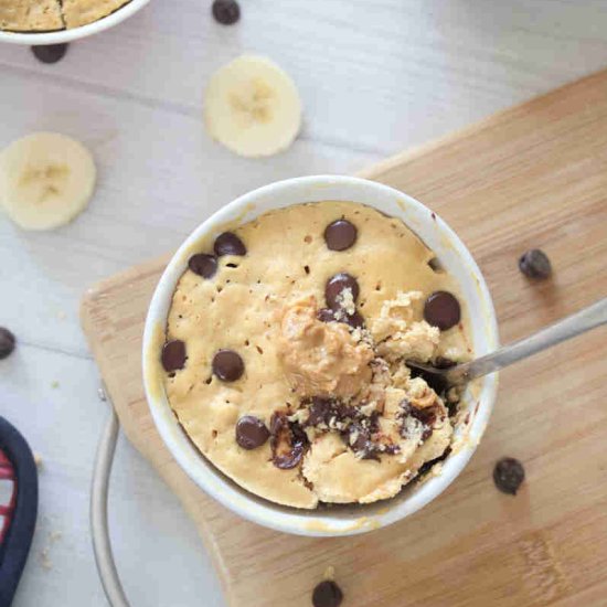 3 Ingredient Protein Mug Cake - Recipe photo by Fitasamamabear