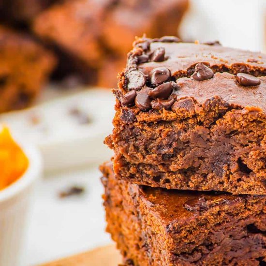 Sweet Potato Brownies - Recipe photo by Running to the Kitchen