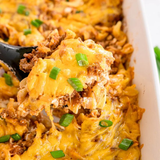 Sour Cream Noodle Bake - Recipe photo by KyleeCooks