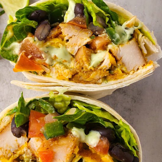 Southwest Chicken Wrap - Recipe photo by simply scratch made