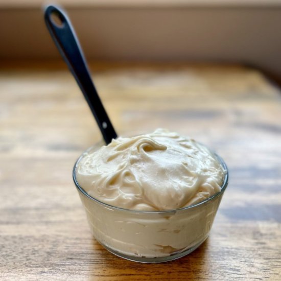 Cream Cheese Frosting - Recipe photo by thewholesomespoonblog