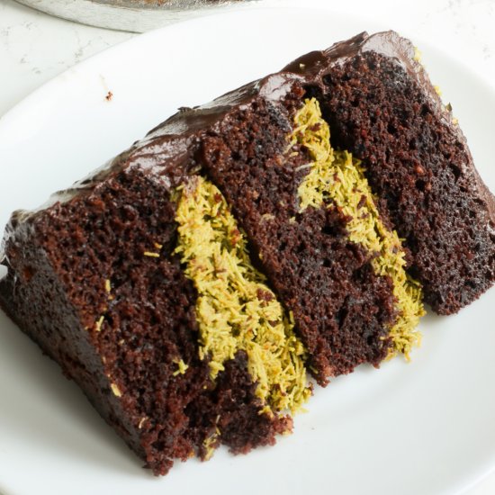 Dubai Chocolate Cake - Recipe photo by Simshomekitchen