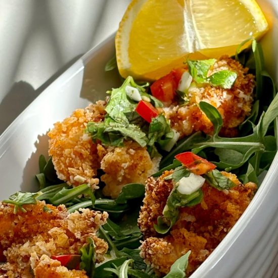 Air Fryer Breaded Prawns - Recipe photo by AirfryerUK