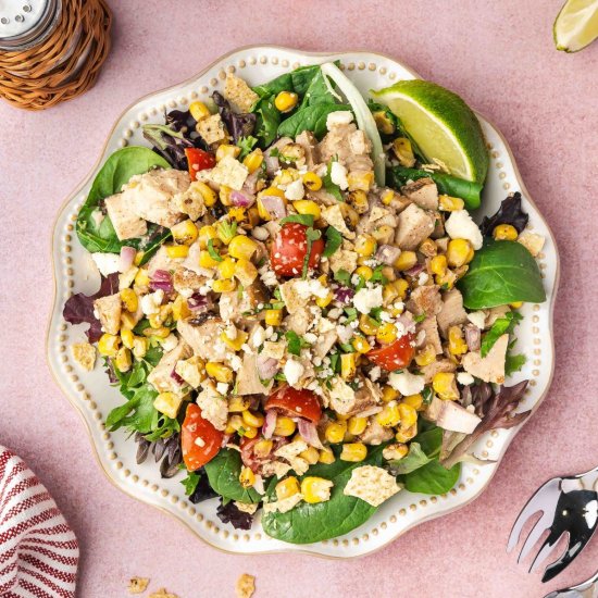 Mexican Street Corn Chicken Salad - Recipe photo by HungryWhisk