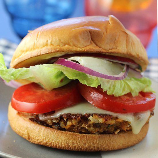 Chili Crisp Smoked Salmon Burger - Recipe photo by Food Gal