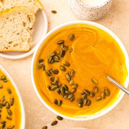 Sweet Potato Soup - Recipe photo by livingchirpy