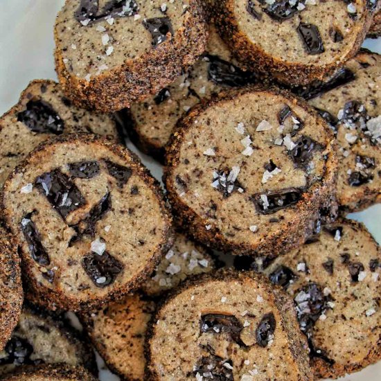 Espresso Shortbread Cookies - Recipe photo by homebodyeats