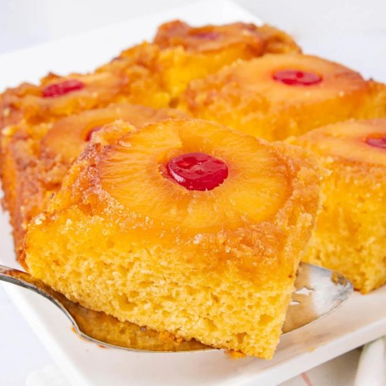 Pineapple Upside Down Cake - Recipe photo by Intentional Hospitality