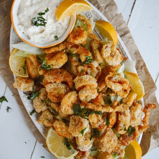 Oven Fried Calamari - Recipe photo by LivingtheGourmet
