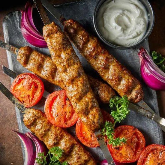 Grilled Lamb Kebabs - Recipe photo by coolfooddude