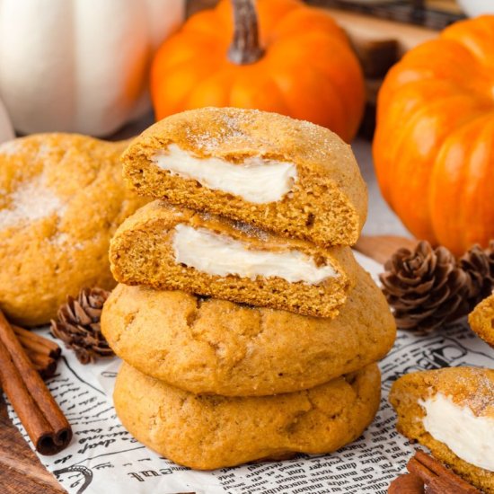 Pumpkin Cheesecake Cookies - Recipe photo by LittleChefWithin