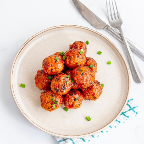 Sweet Chili Chicken Meatballs - Recipe photo by Priyanka DK