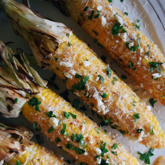 Mexican Street Corn - Recipe photo by LivingtheGourmet