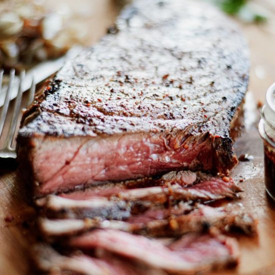 Marinated Grilled London Broil - Recipe photo by LivingtheGourmet