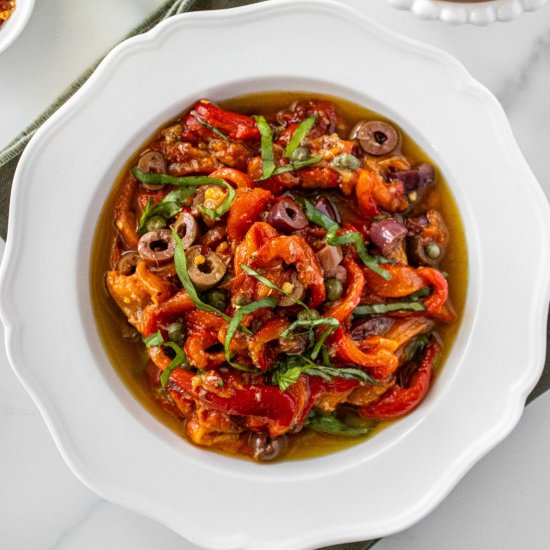 Marinated Capsicums - Recipe photo by itsnotcomplicatedrecipes