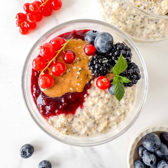 Oatmeal Chia Pudding - Recipe photo by Low Histamine Kitchen