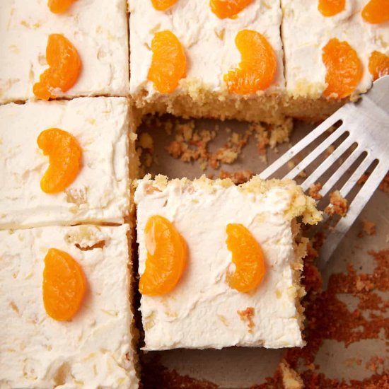 From Scratch Mandarin Orange Cake - Recipe photo by Barbara Curry