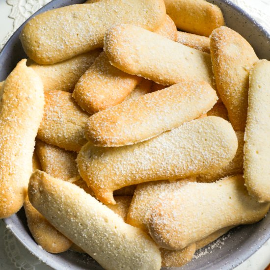 Ladyfingers Recipe (Savoiardi) - Recipe photo by Simshomekitchen