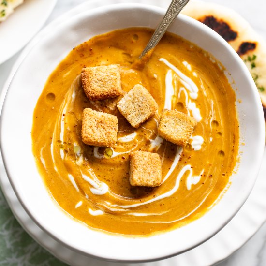 Butternut Squash Soup - Recipe photo by Savingroomfordessert