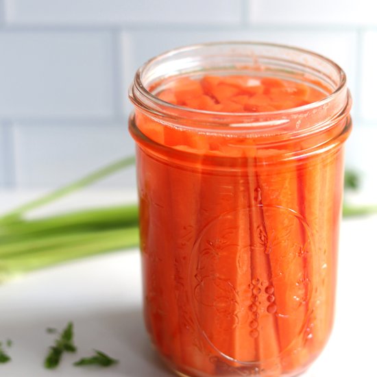 Fermented Carrots - Recipe photo by onehappydish