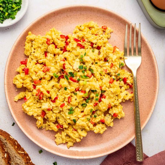 Chili Scrambled Eggs - Recipe photo by Abi Thiya