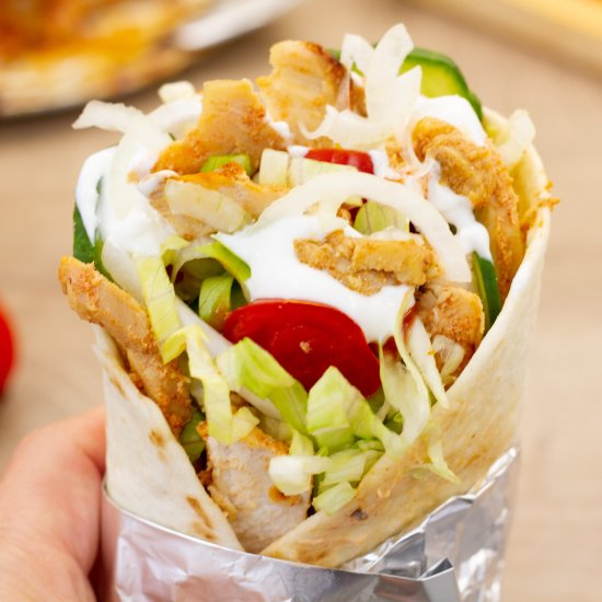 Homemade Chicken Döner Kebab - Recipe photo by mecooks.com