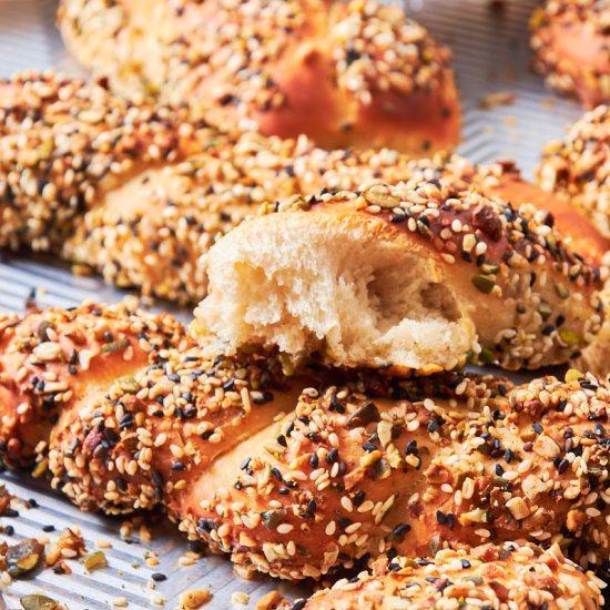 Sourdough Protein Challah Sticks - Recipe photo by ForThePleasureOfEating