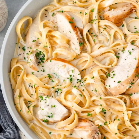 Creamy Chicken Pasta - Recipe photo by LittleChefWithin