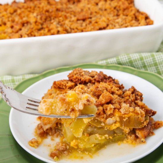 Green Tomato Casserole - Recipe photo by Intentional Hospitality