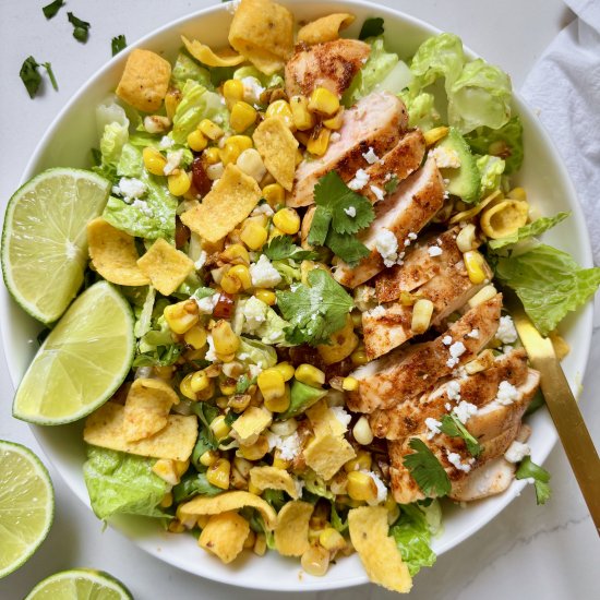 Buttery Corn & Chicken Salad - Recipe photo by ThePypersKitchen