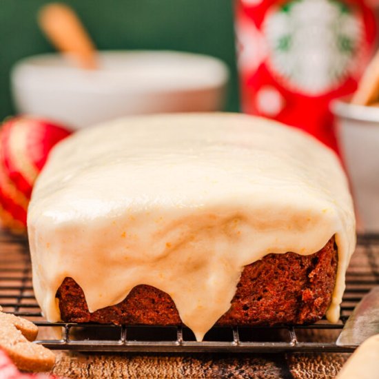 Starbucks Gingerbread Loaf - Recipe photo by The Cookin Chicks