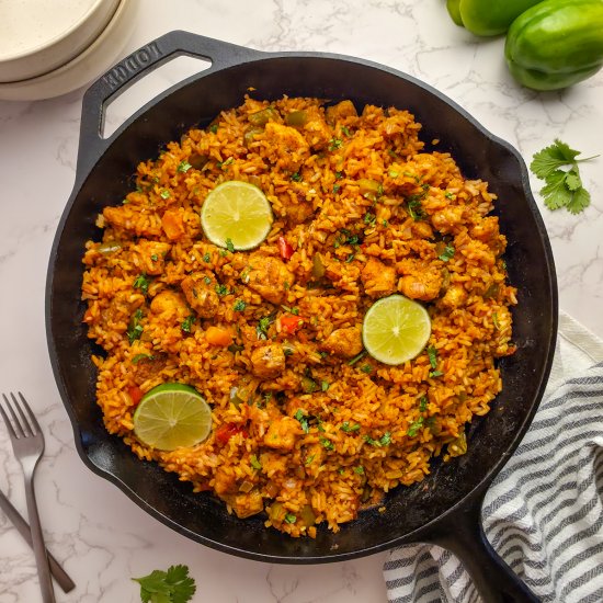 Fajita Chicken and Rice - Recipe photo by simply scratch made