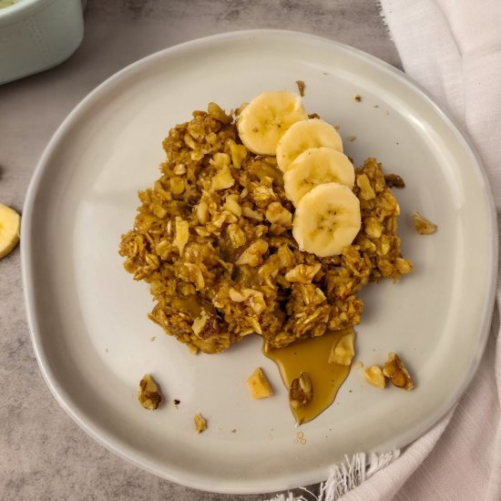 Banana Nut Baked Oatmeal - Recipe photo by simply scratch made
