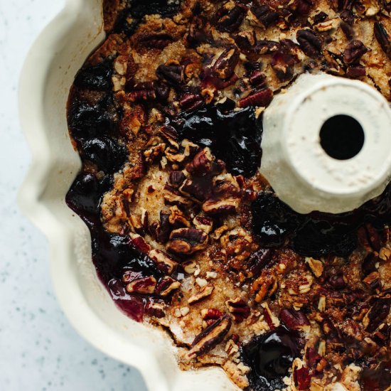 Bisquick Blueberry Cobbler Crisp - Recipe photo by The Cookin Chicks