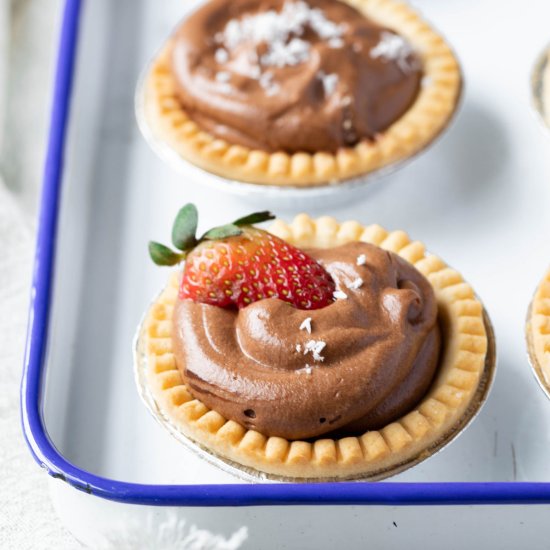 Chocolate Tartlets - Recipe photo by The Home Cooks Kitchen