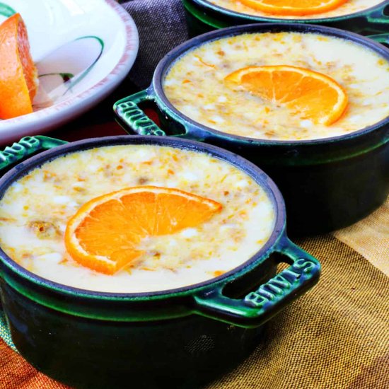 Fresh Orange Crème Caramel - Recipe photo by karenskitchenstories