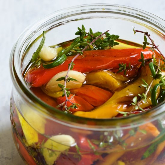 Roasted Mini Peppers - Recipe photo by fromachefskitchen