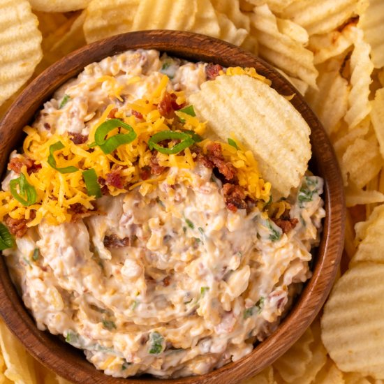 Million Dollar Dip - Recipe photo by The Cookin Chicks