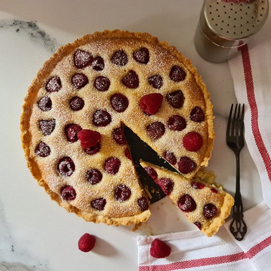 Raspberry Frangipane Tart - Recipe photo by 2pots2cook