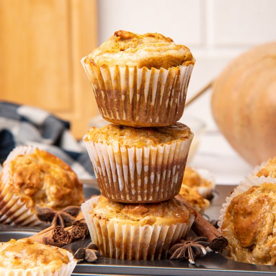 Pumpkin Muffins With Cream Cheese - Recipe photo by IrenaMacri