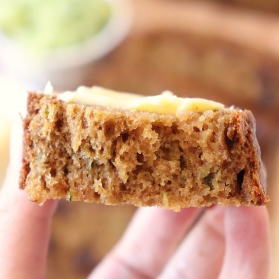 Einkorn Zucchini Bread - Recipe photo by Tinhateats.com
