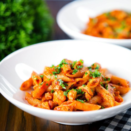 Indian(ish) Curry Chicken Pasta - Recipe photo by Brian Jones