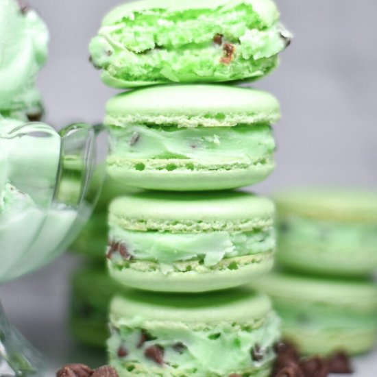Mint Chocolate Chip Buttercream - Recipe photo by bastecutfold