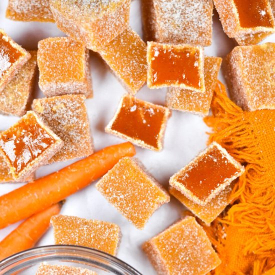 Carrot Ginger Gummy Candy - Recipe photo by bastecutfold