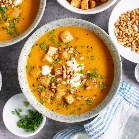 Sweet Potato Soup With Garlic - Recipe photo by IrenaMacri