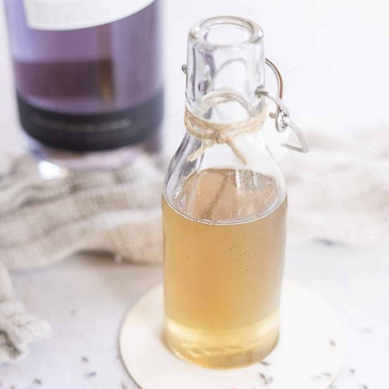 Lavender Simple Syrup - Recipe photo by peelwithzeal