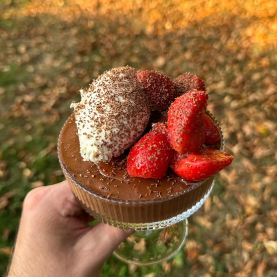 Dark Chocolate Mousse - Recipe photo by saltbuttersmoke