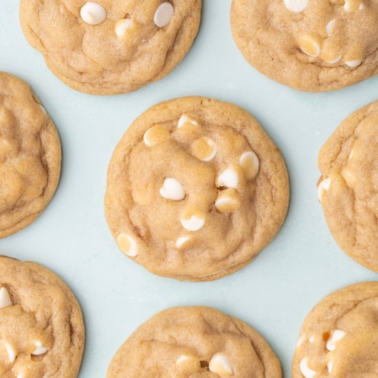 Chewy White Chocolate Chip Cookies - Recipe photo by marleysmenu