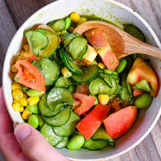Summer Shiso Salad - Recipe photo by Sudachi Recipes